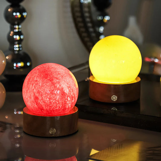 Frosted Glass Mini Bedside Touch Mood Lamp